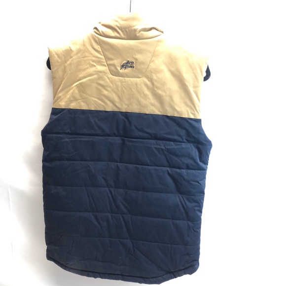 Rip Curl Anti Series Ridge Vest Jacket Fall Winter Washed Navy Tan - Picture 2 of 10
